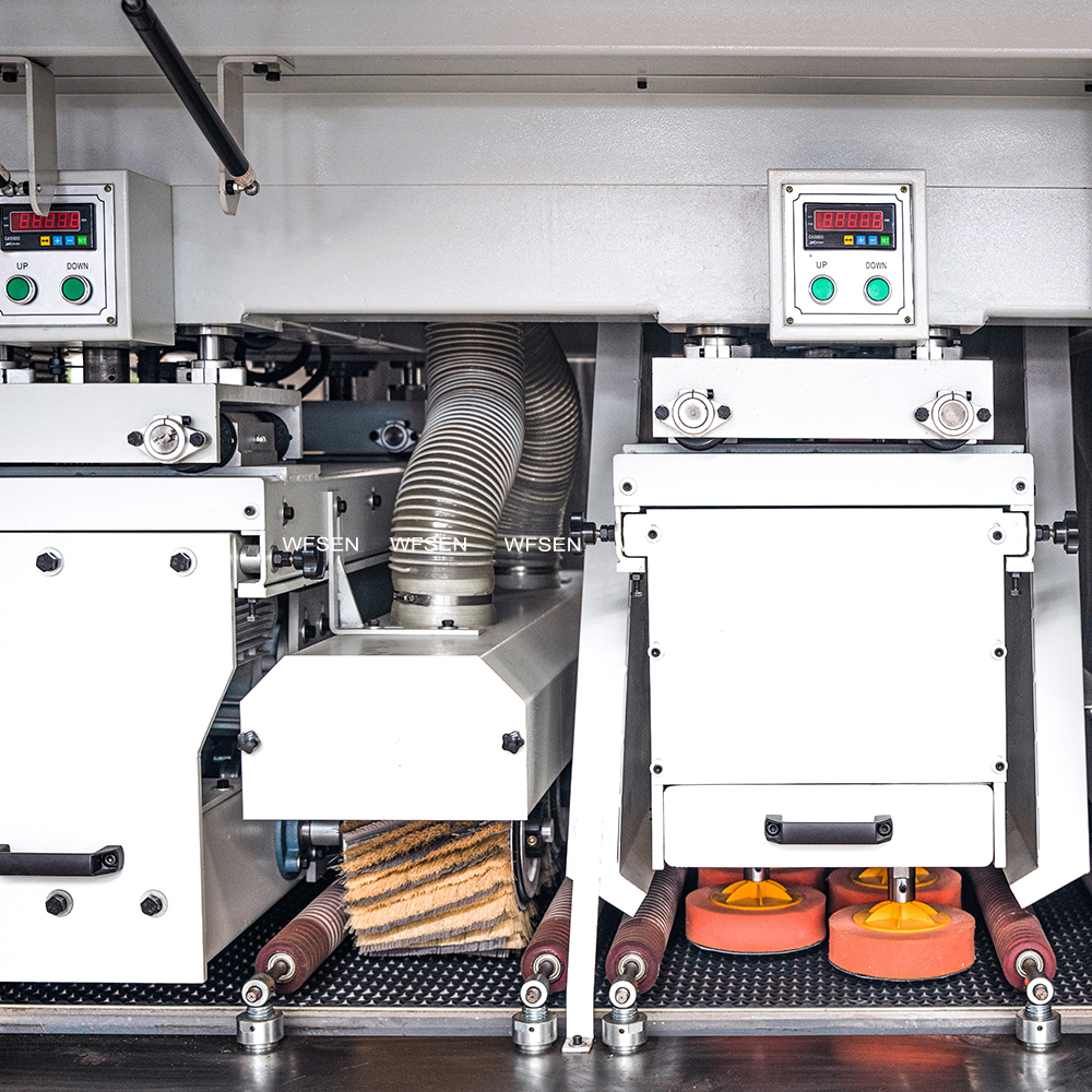 slat sand belt polishing machine